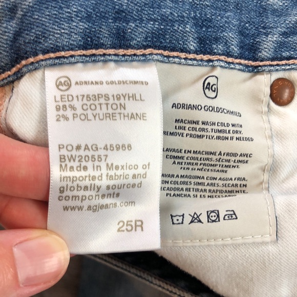 AG Jeans the Isabelle high rise straight crop 25 - Picture 7 of 7